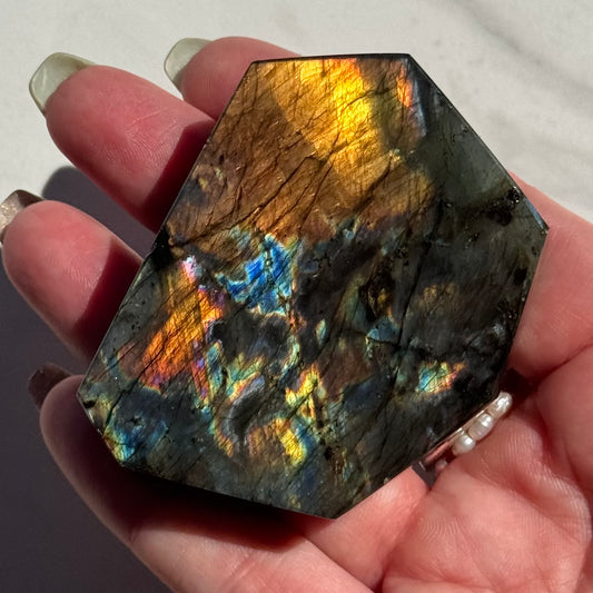 Flat Labradorite Freeform | Option A