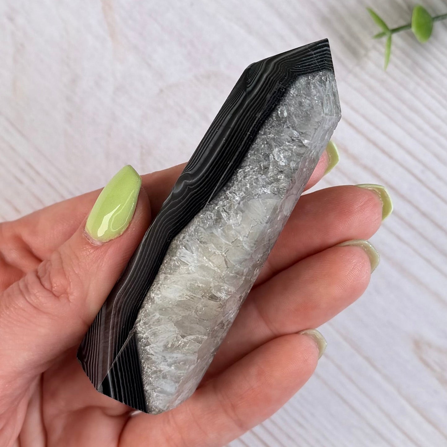 Onyx in Quartz Crystal Tower | Option H