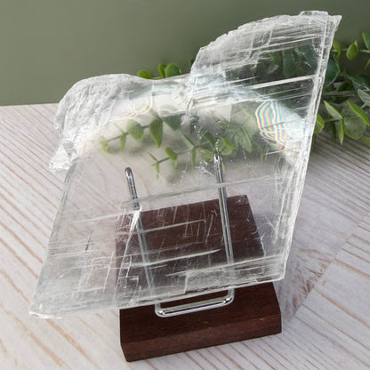 Stunning Crystal Clear Selenite Slab from Morocco