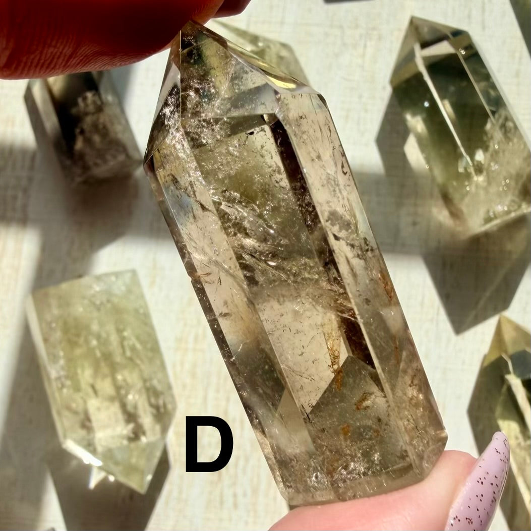 Natural Citrine Tower | Unheated Citrine Crystal Point | Choose Your Piece