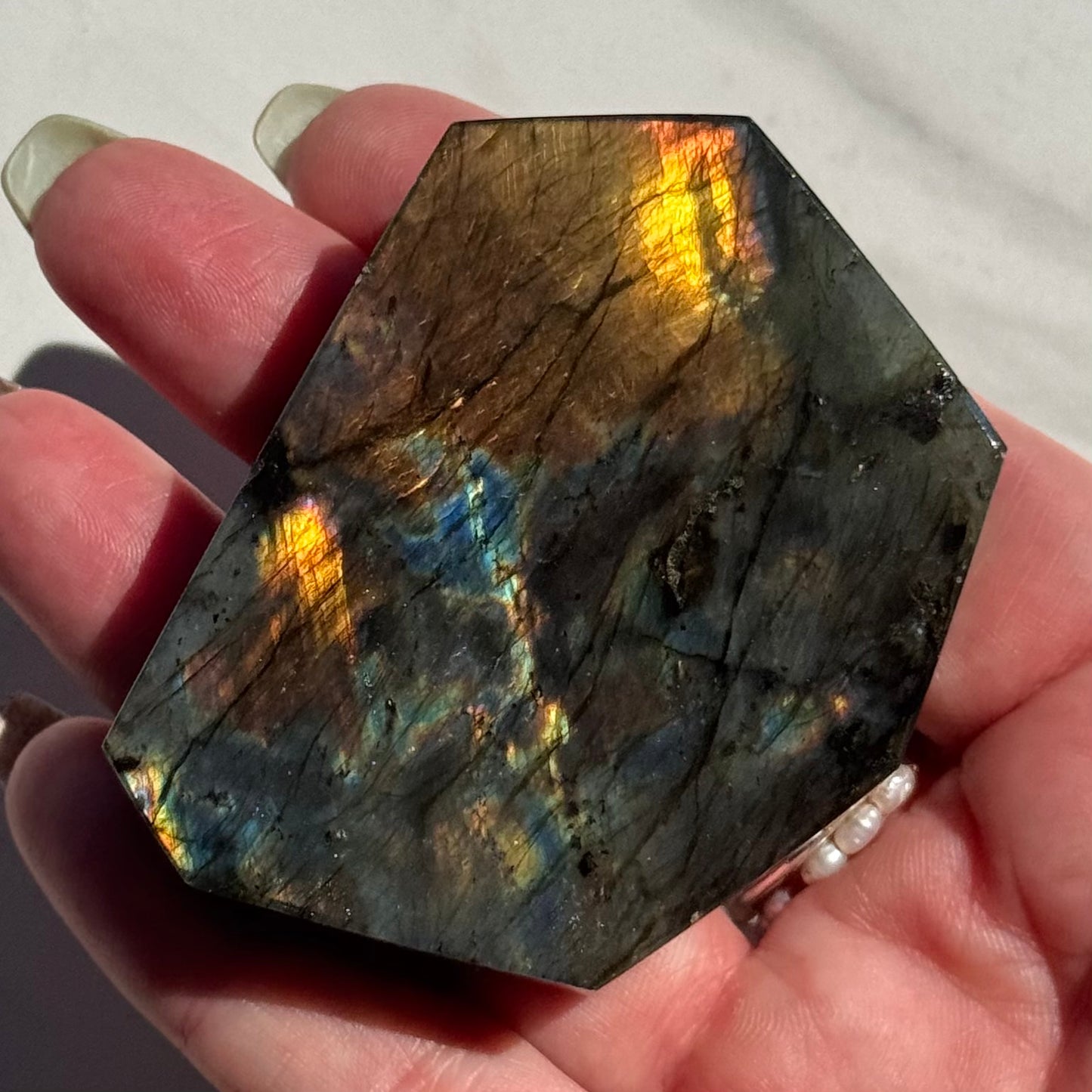 Flat Labradorite Freeform | Option A