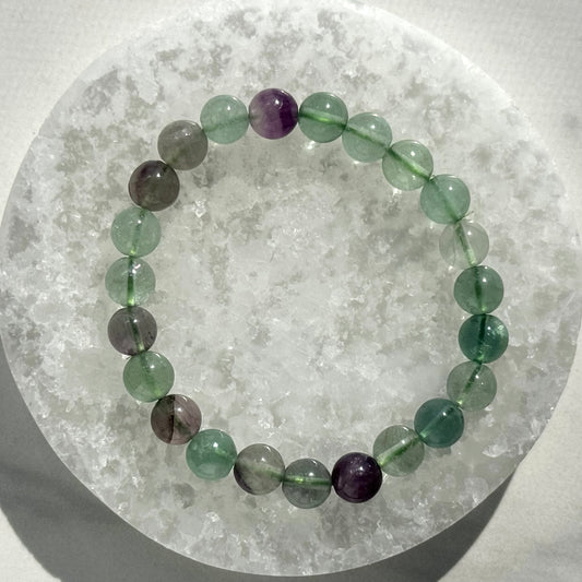 Fluorite Bracelet (8mm Bead)