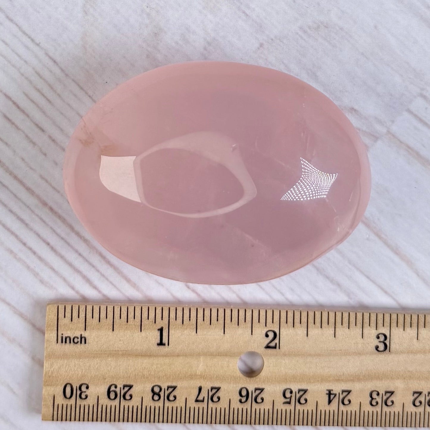Rose Quartz Palm Stone - AA+ Grade | Option C