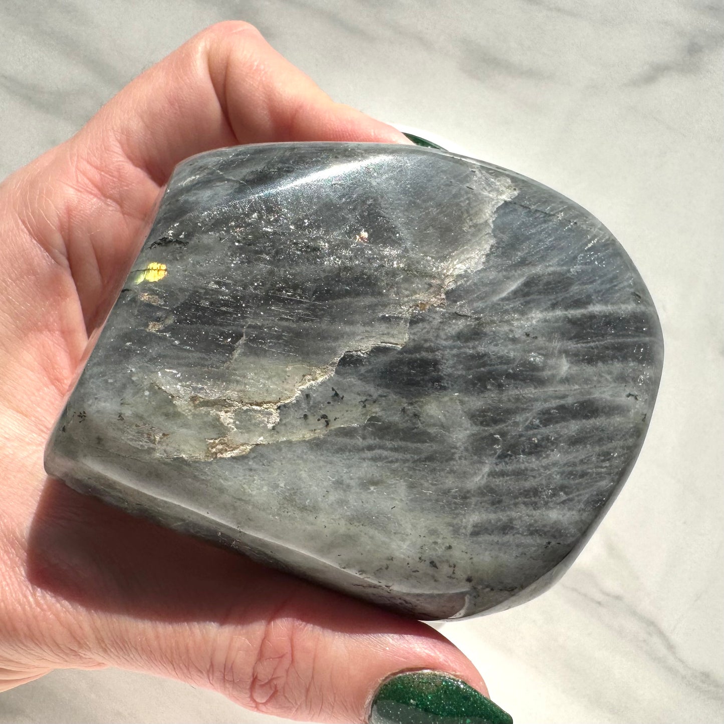 Gorgeous Sunset Flash Labradorite Freeform