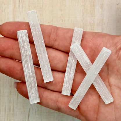 Mini Selenite Sticks | Satin Spar | Selenite Crystal Sticks