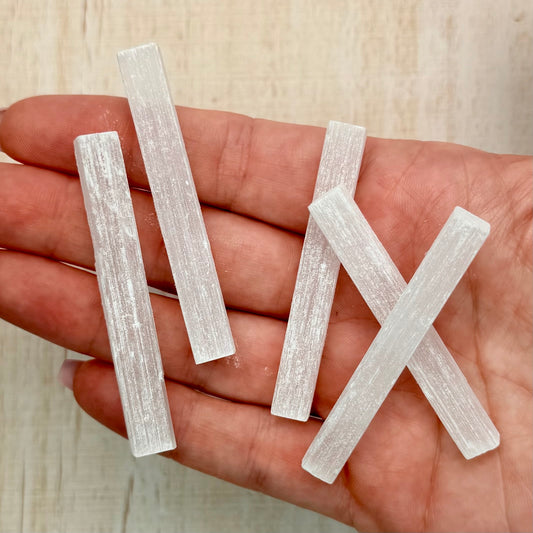 Mini Selenite Sticks | Satin Spar | Selenite Crystal Sticks