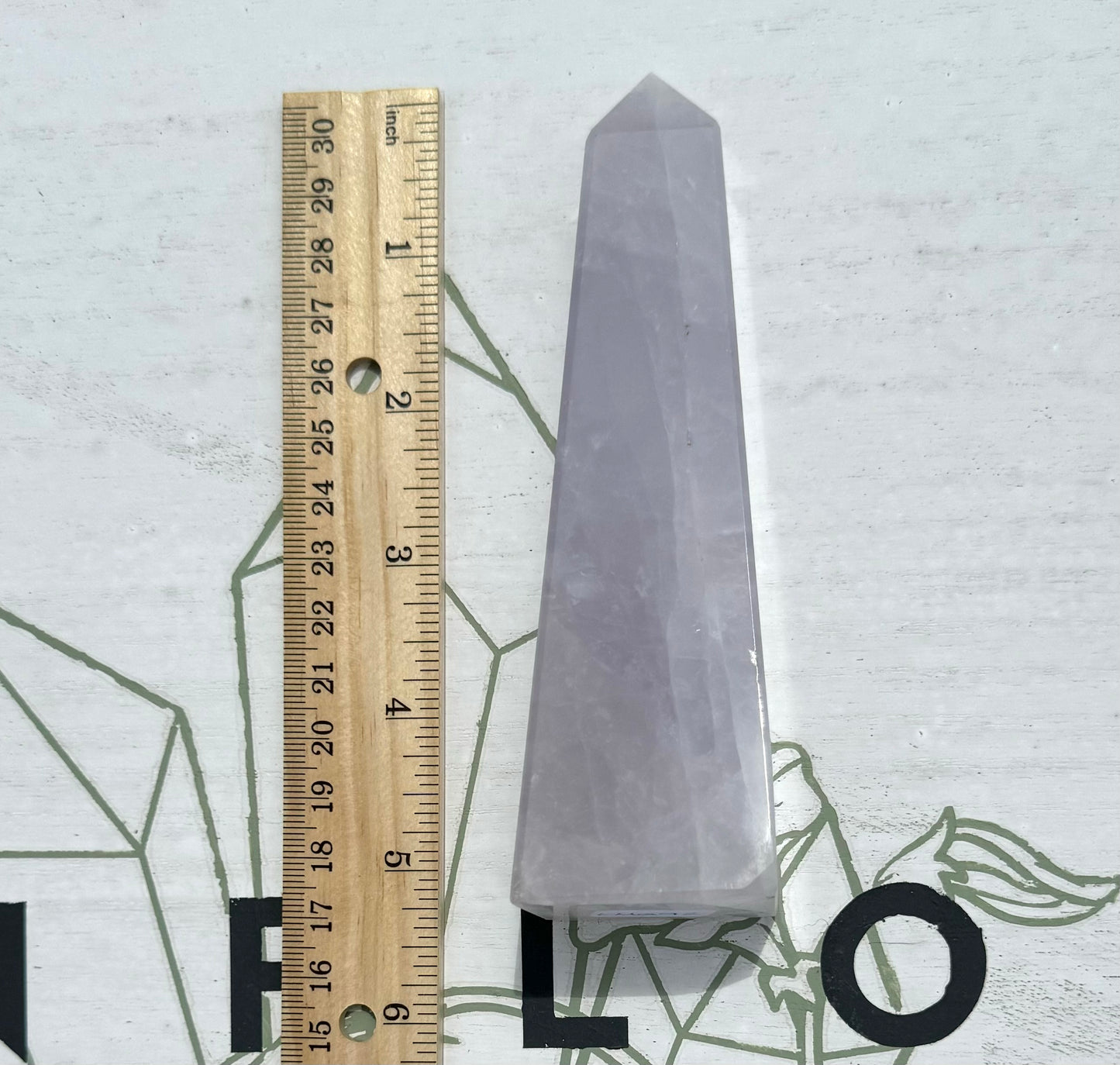 Lavender Moon Quartz Obelisk from Brazil