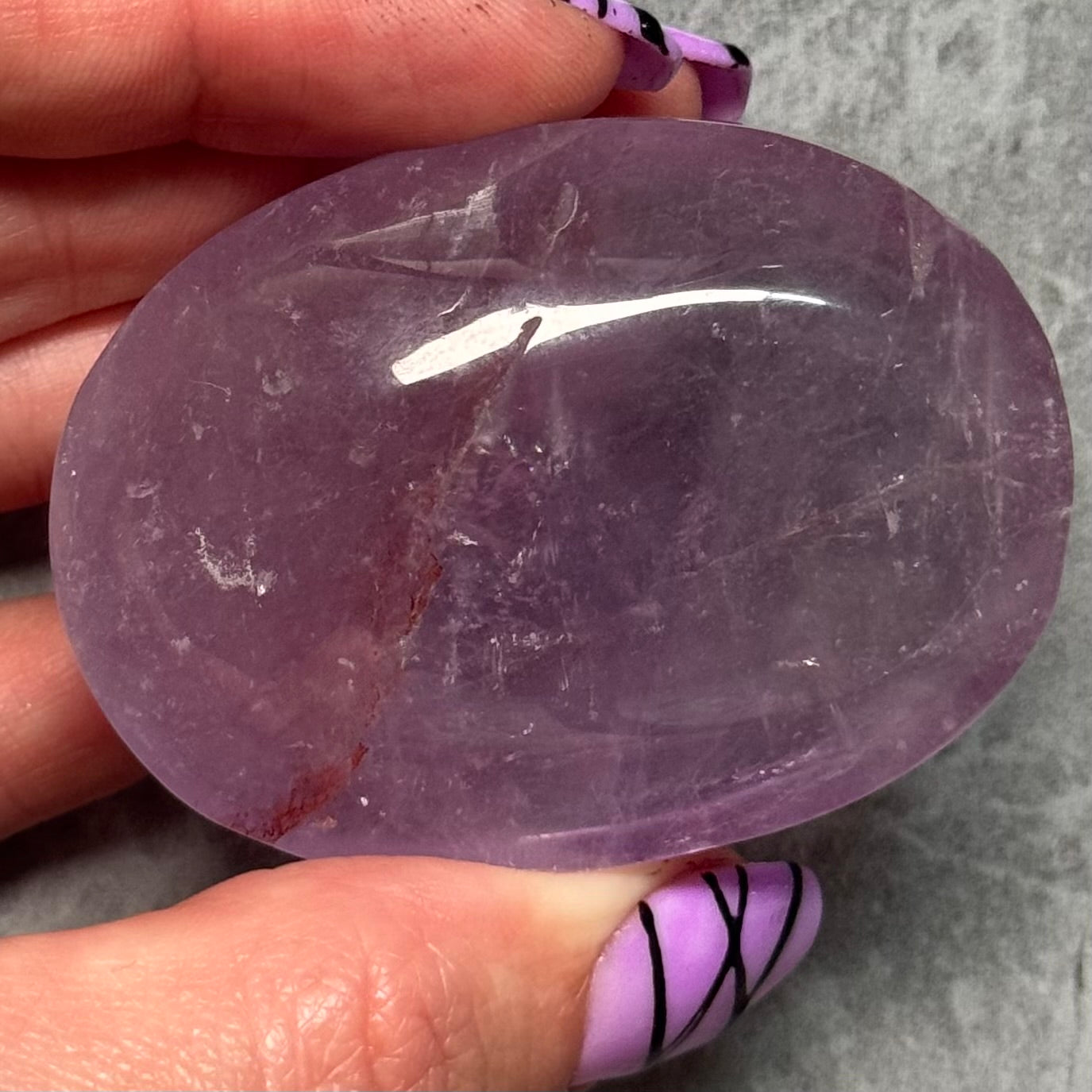 Amethyst Palm Stone from Brazil | Option D
