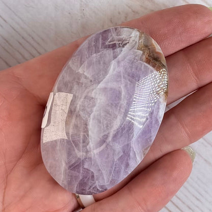 Crazy Lace Amethyst Palm Stone from Mexico | Option D