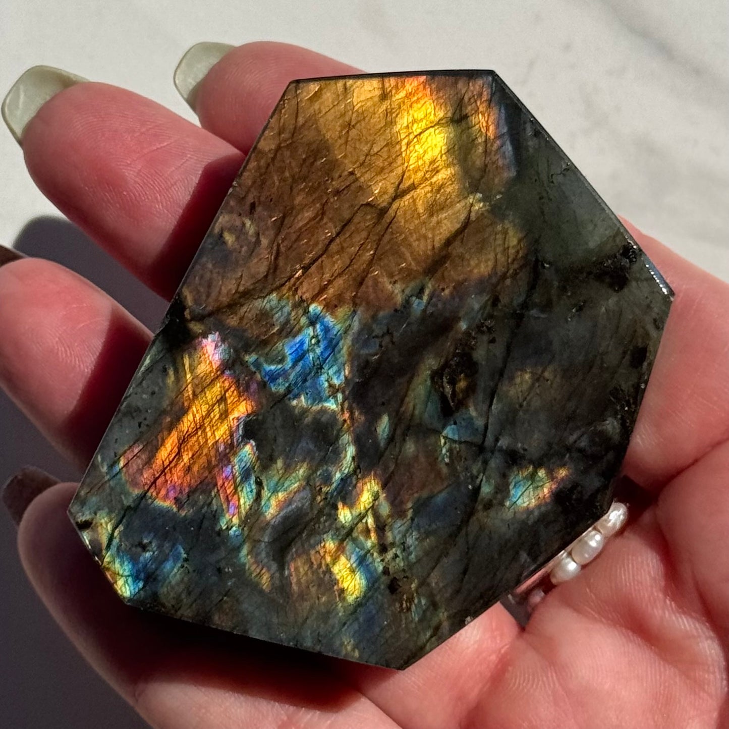Flat Labradorite Freeform | Option A