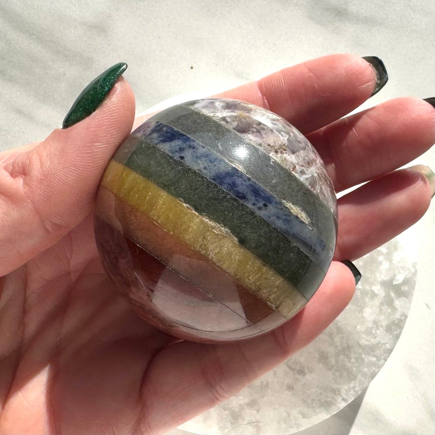 Chakra Stone Sphere