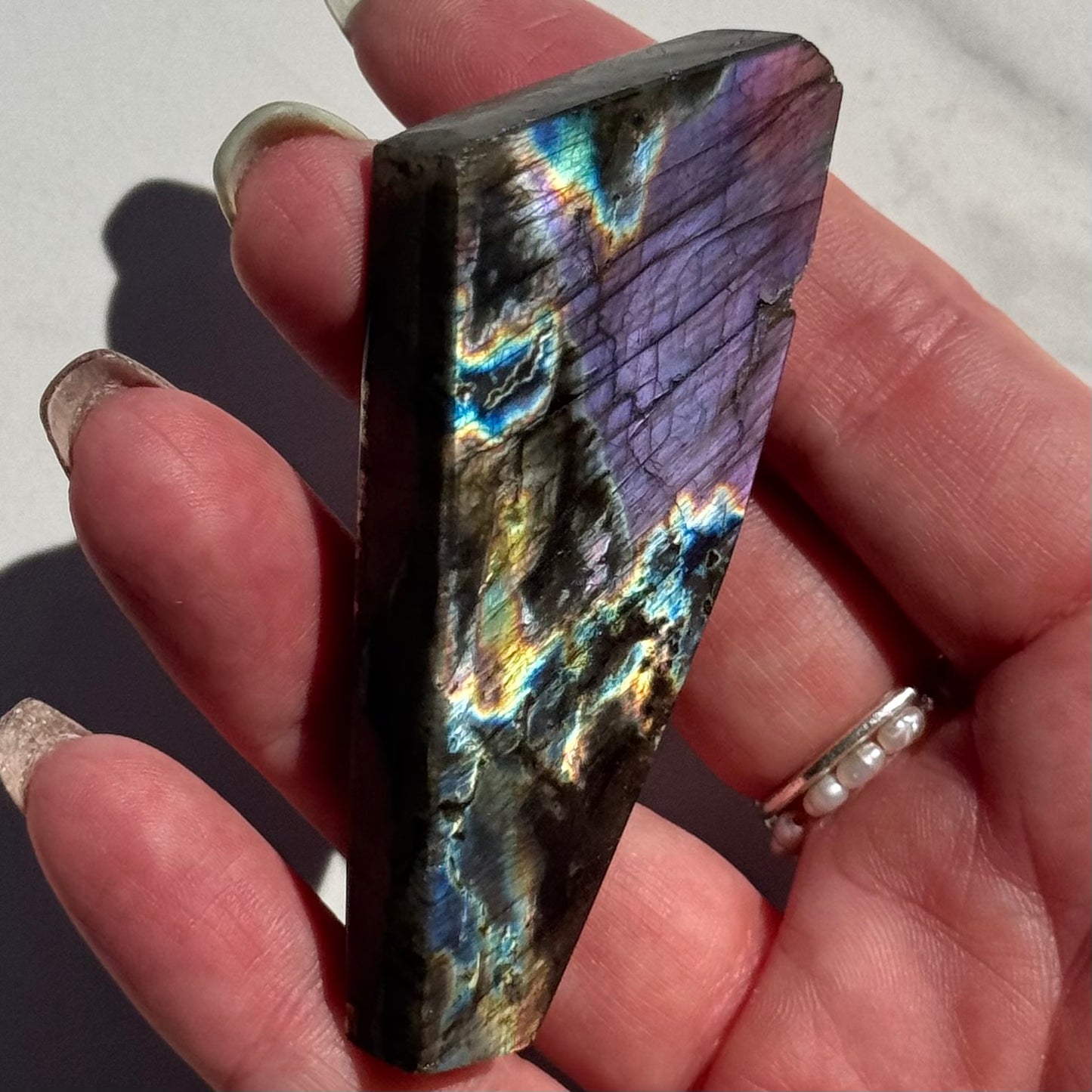 Flat Labradorite Freeform | Option B
