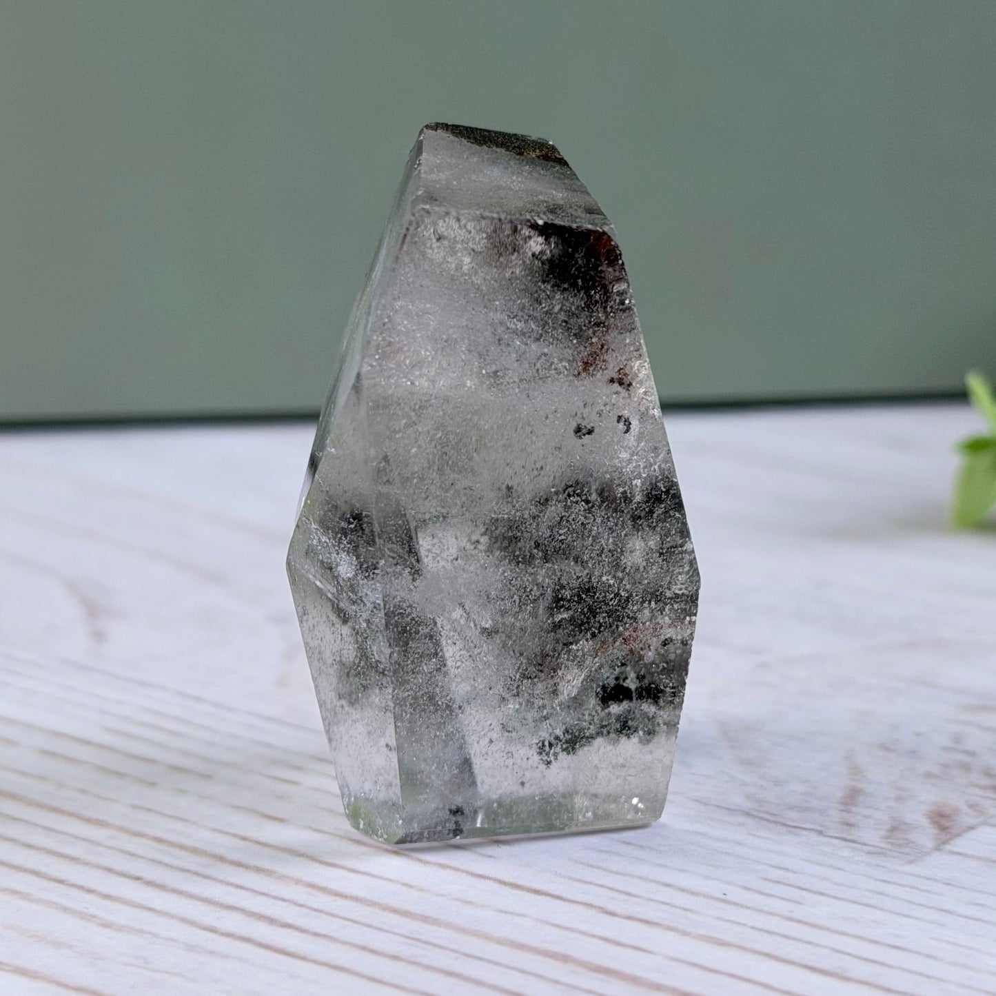 Garden Quartz Freeform - Lodolite Inclusion Quartz | Option B