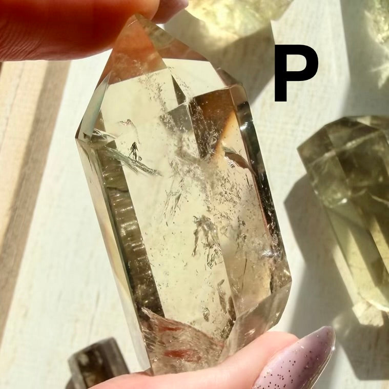 Natural Citrine Tower | Unheated Citrine Crystal Point | Choose Your Piece