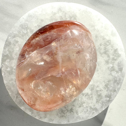 Fire Quartz Palm Stone | Option B
