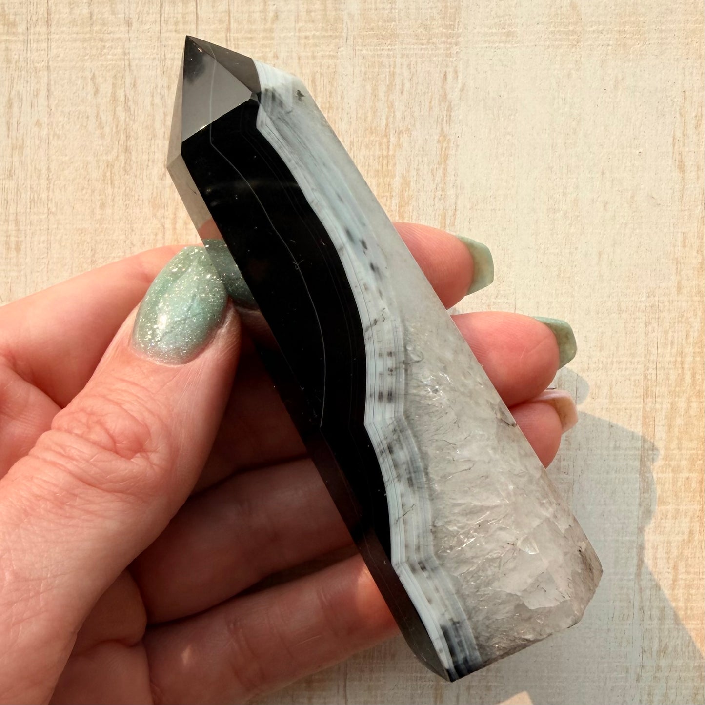 Onyx in Quartz Crystal Tower | Option E