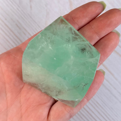 Green “Baja Blast” Fluorite Freeform | Option A