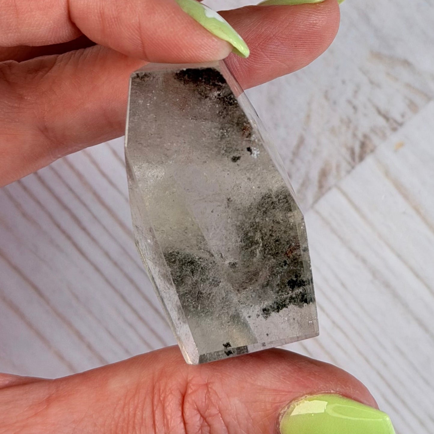 Garden Quartz Freeform - Lodolite Inclusion Quartz | Option B