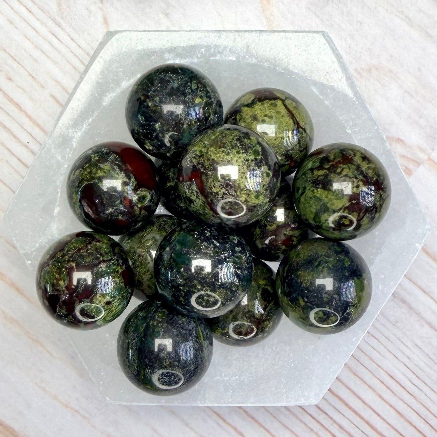 One (1) Dragon's Blood Jasper Mini Sphere