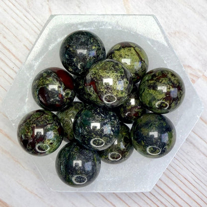 One (1) Dragon's Blood Jasper Mini Sphere