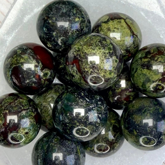 One (1) Dragon's Blood Jasper Mini Sphere