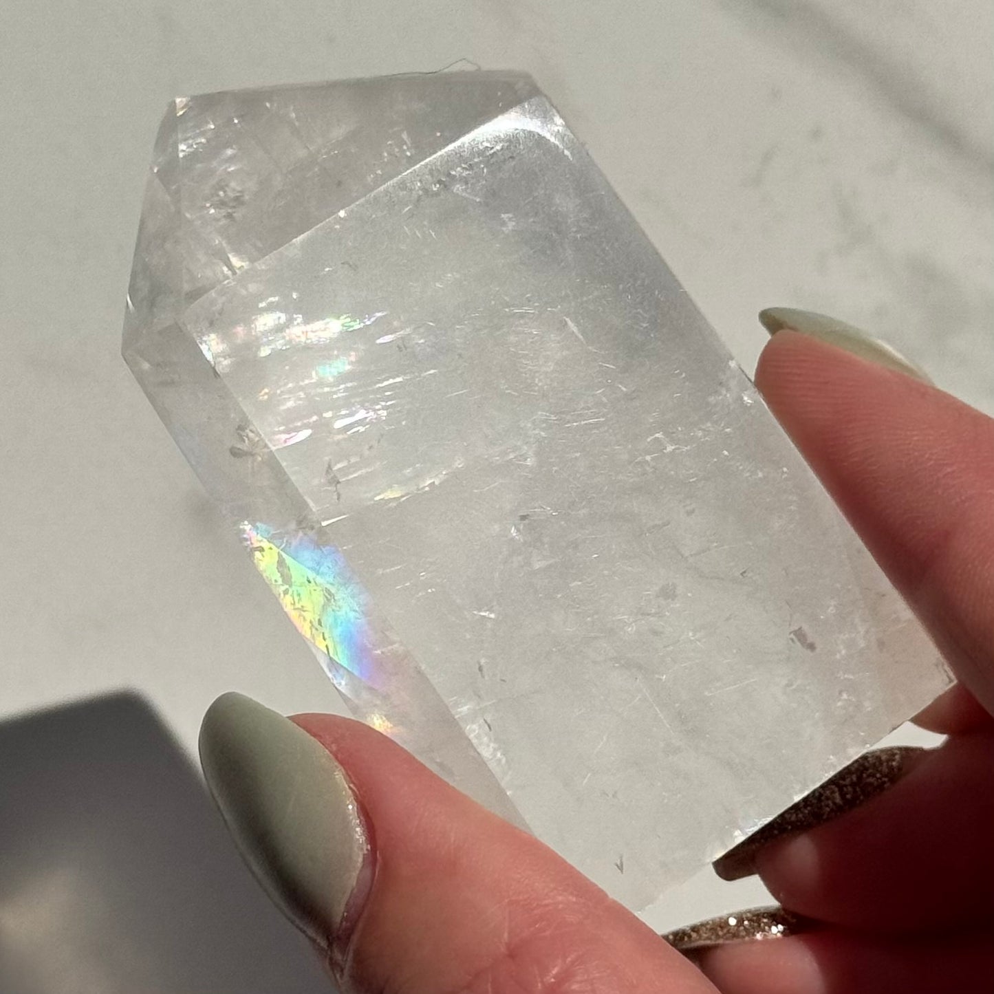 Beautiful Optical Calcite "Iceland Spar" Tower | Option C