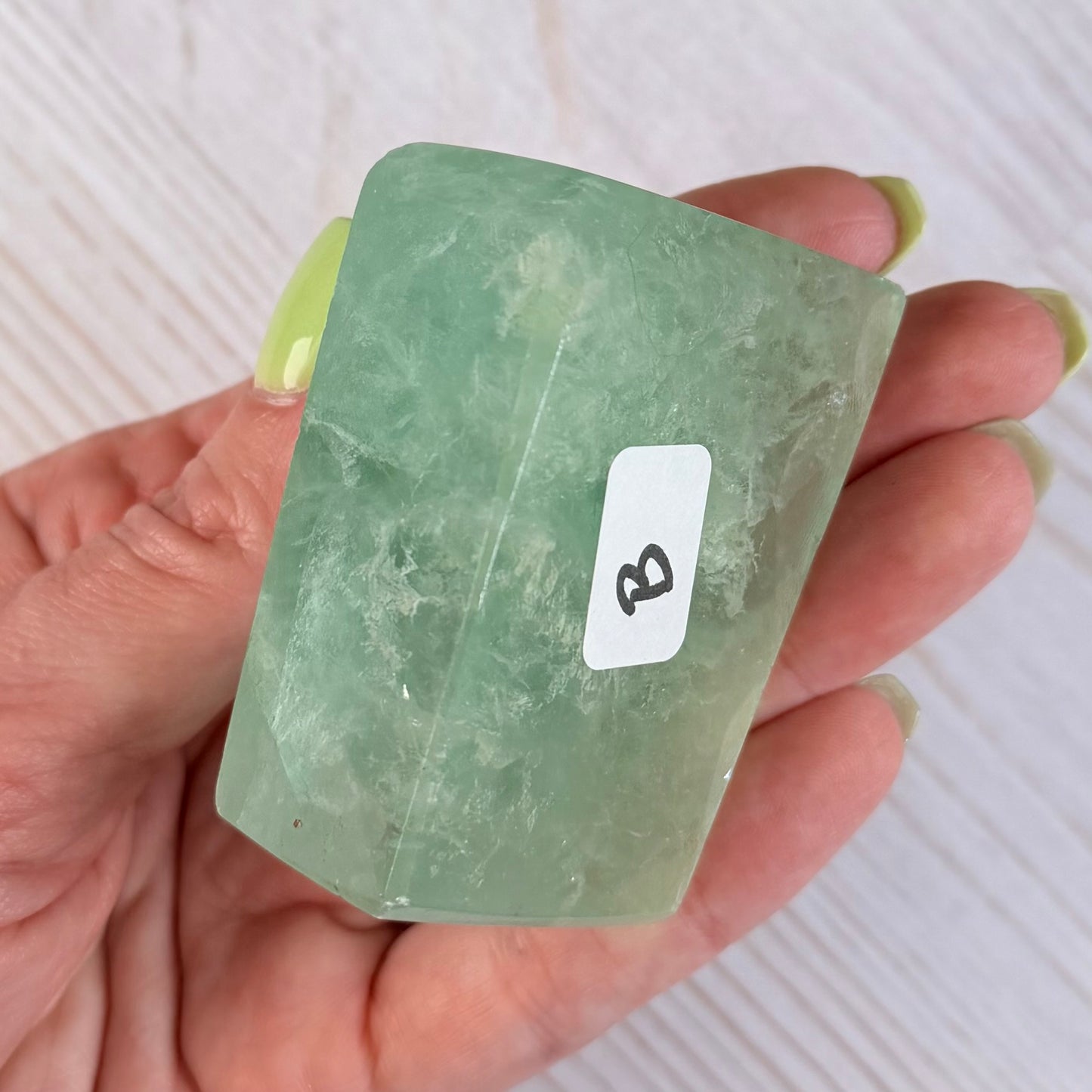 Green “Baja Blast” Fluorite Freeform | Option B