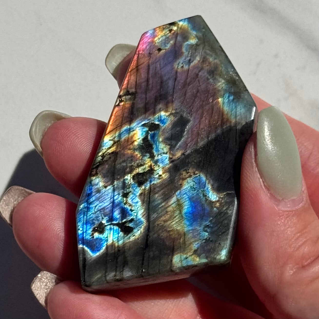 Flat Labradorite Freeform | Option C