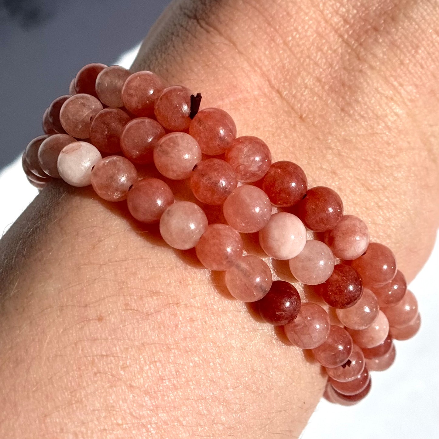 ONE Pink Aventurine Bracelet from Brazil (6mm)