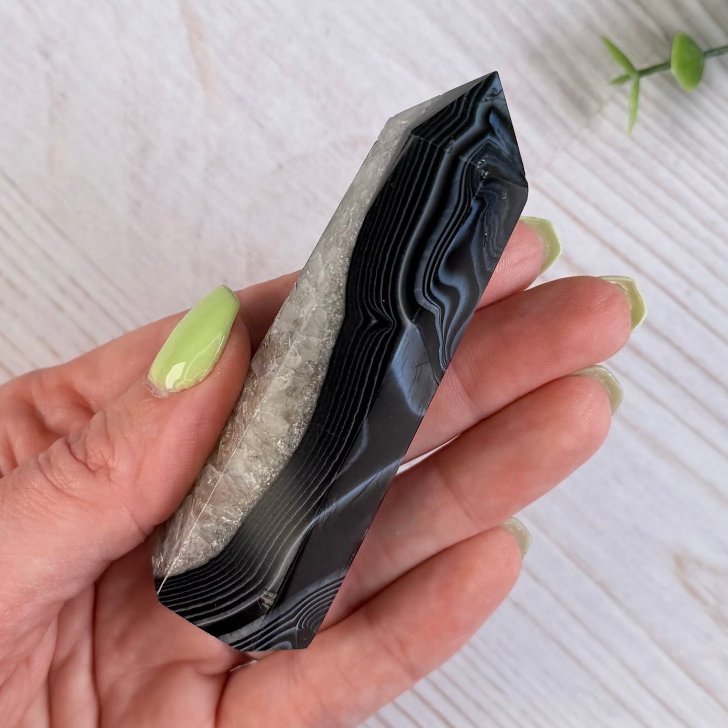 Onyx in Quartz Crystal Tower | Option H