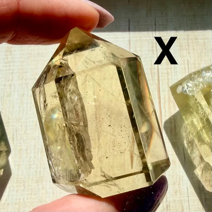 Natural Citrine Tower | Unheated Citrine Crystal Point | Choose Your Piece