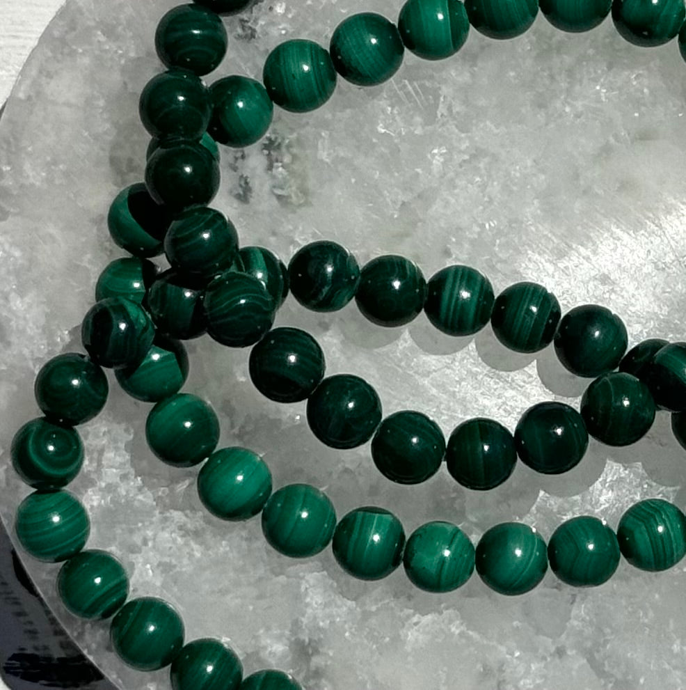 Malachite Bracelet (6mm Bead)
