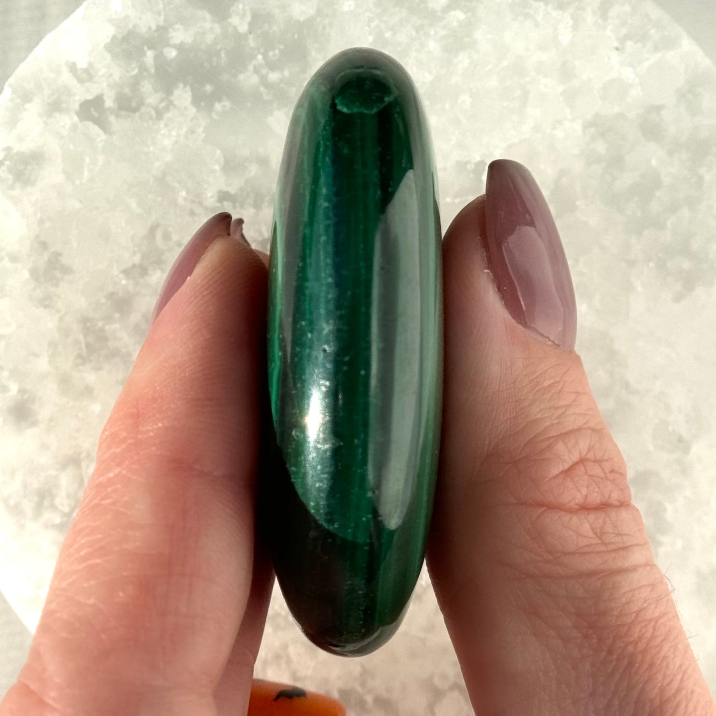 Malachite Palm Stone C