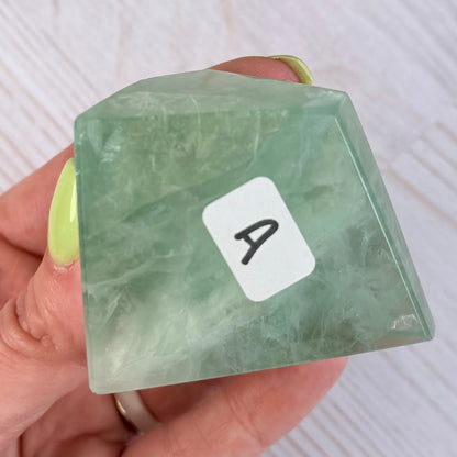 Green “Baja Blast” Fluorite Freeform | Option A