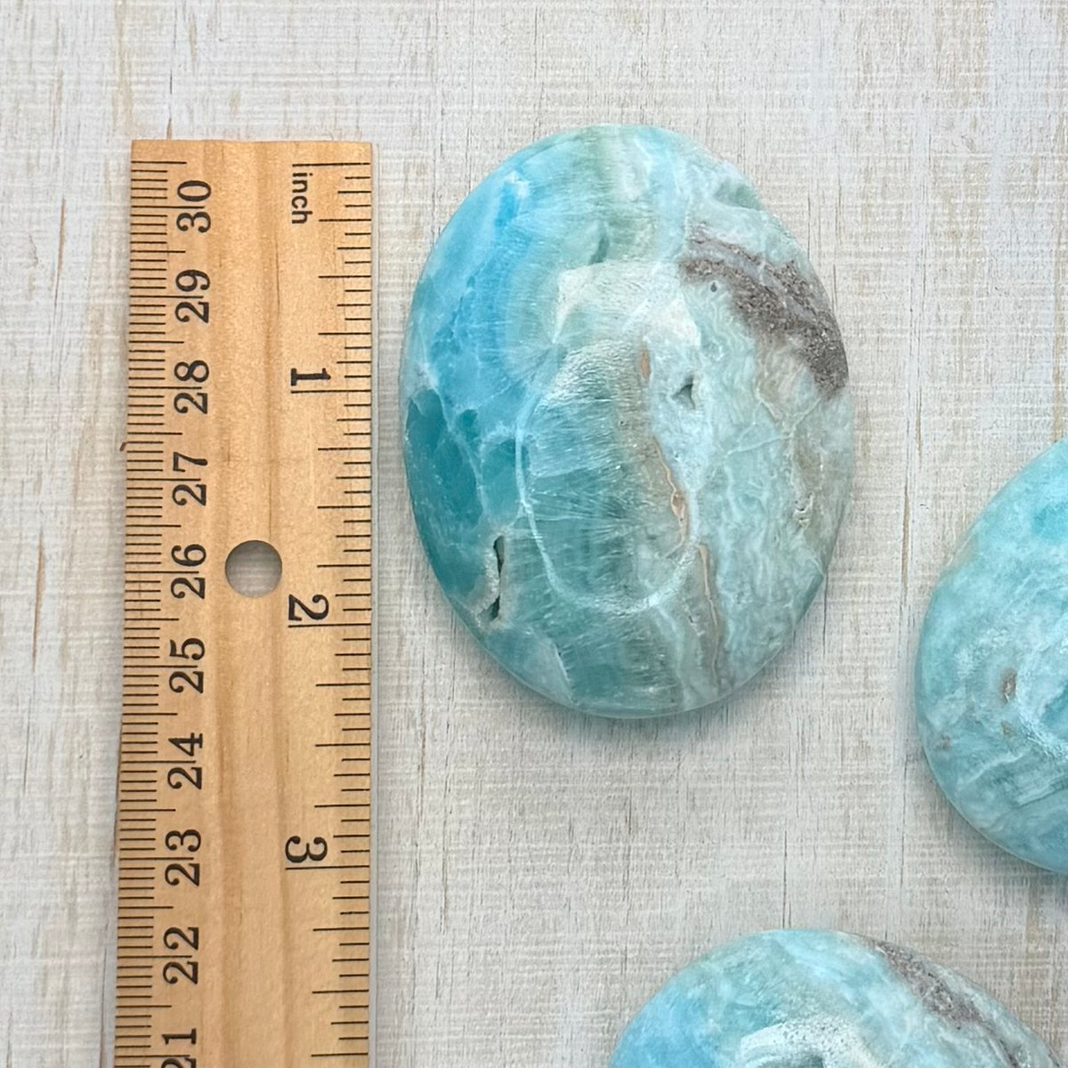 Caribbean Calcite Palm Stone | Caribbean Blue Calcite | Calcite Crystal