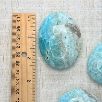 Caribbean Calcite Palm Stone | Caribbean Blue Calcite | Calcite Crystal