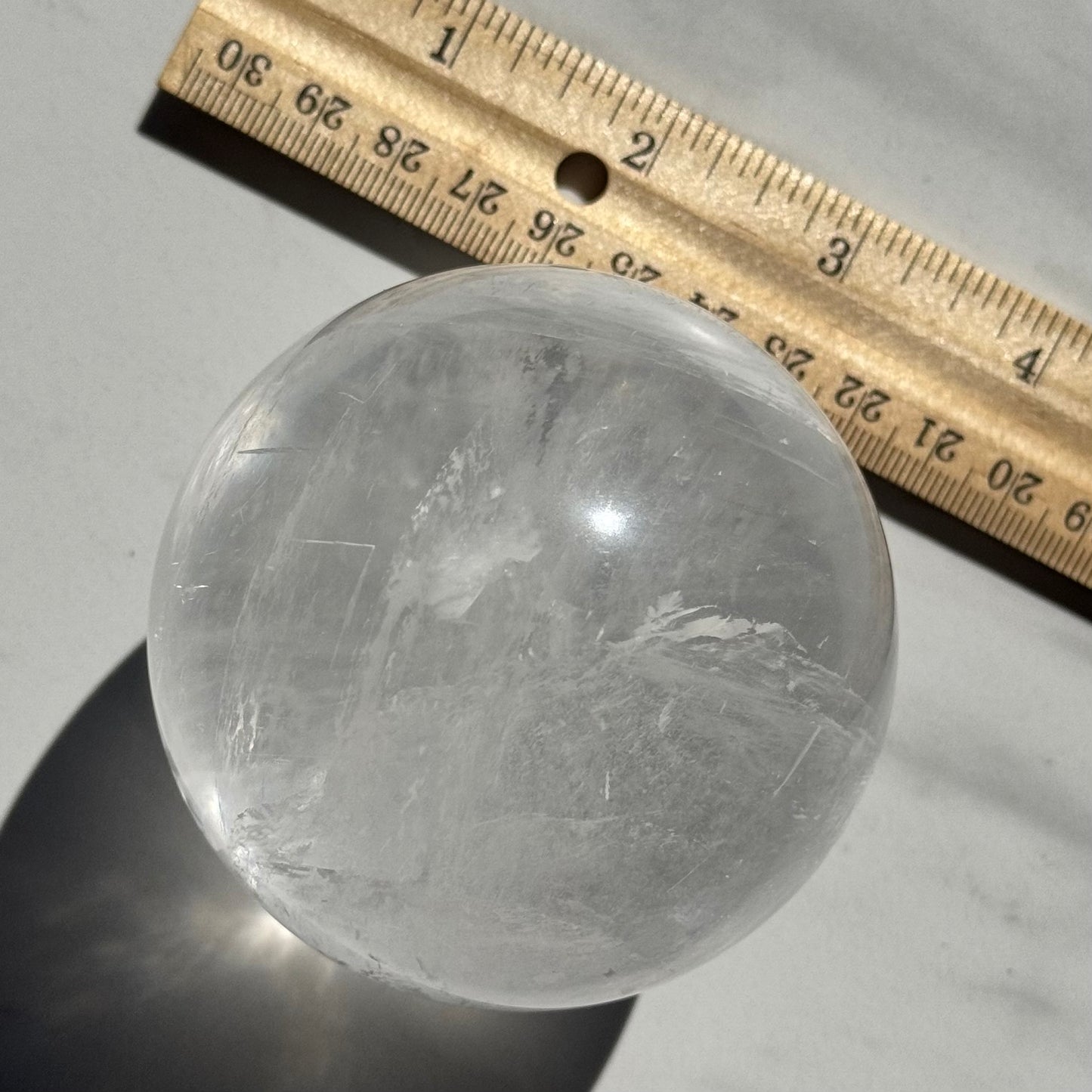 Gorgeous High Quality Optical Calcite "Iceland Spar" Sphere