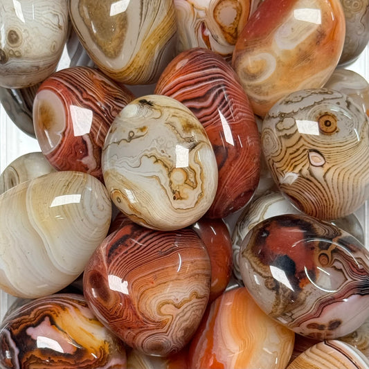 One (1) Exceptional Quality Sardonyx Tumble from India