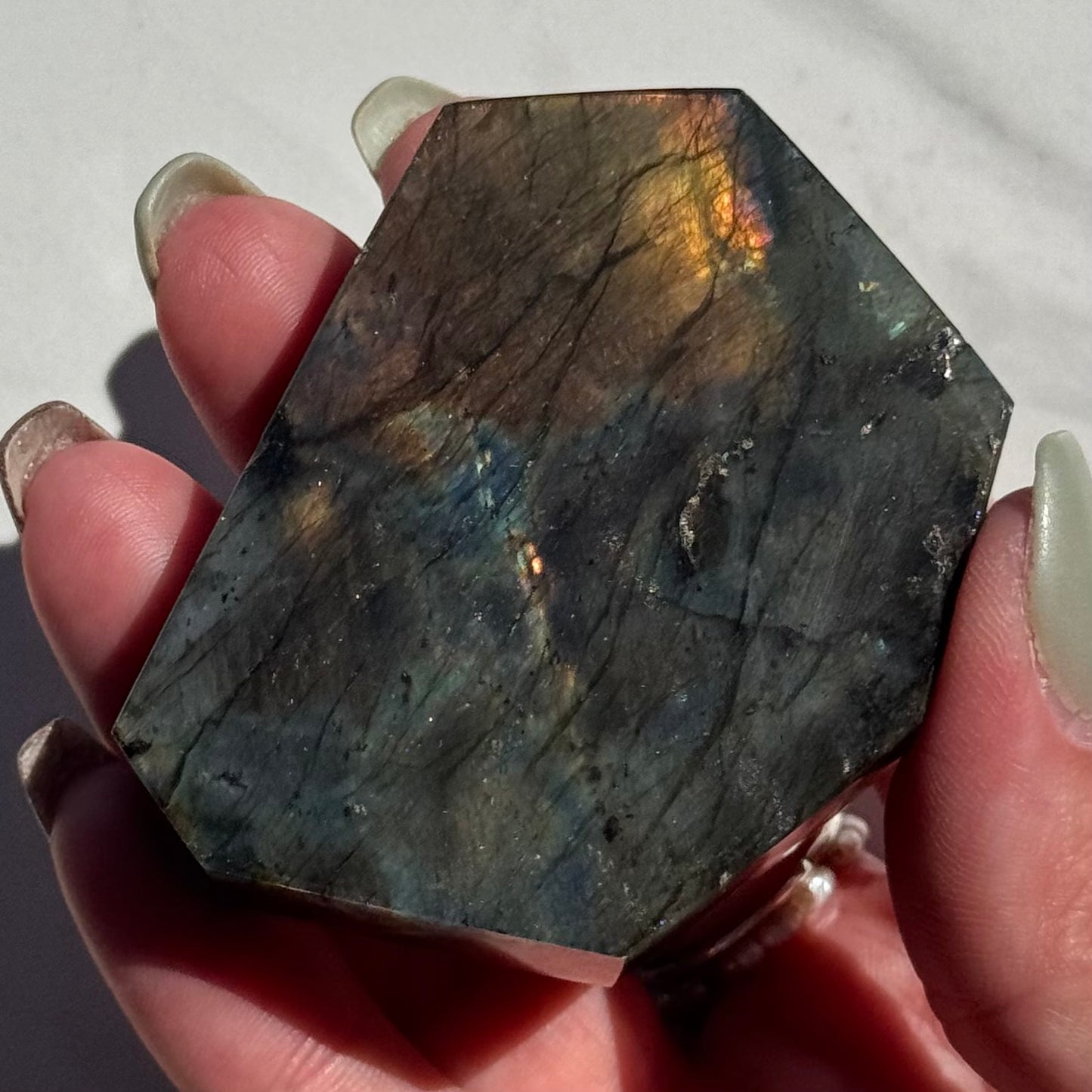 Flat Labradorite Freeform | Option A