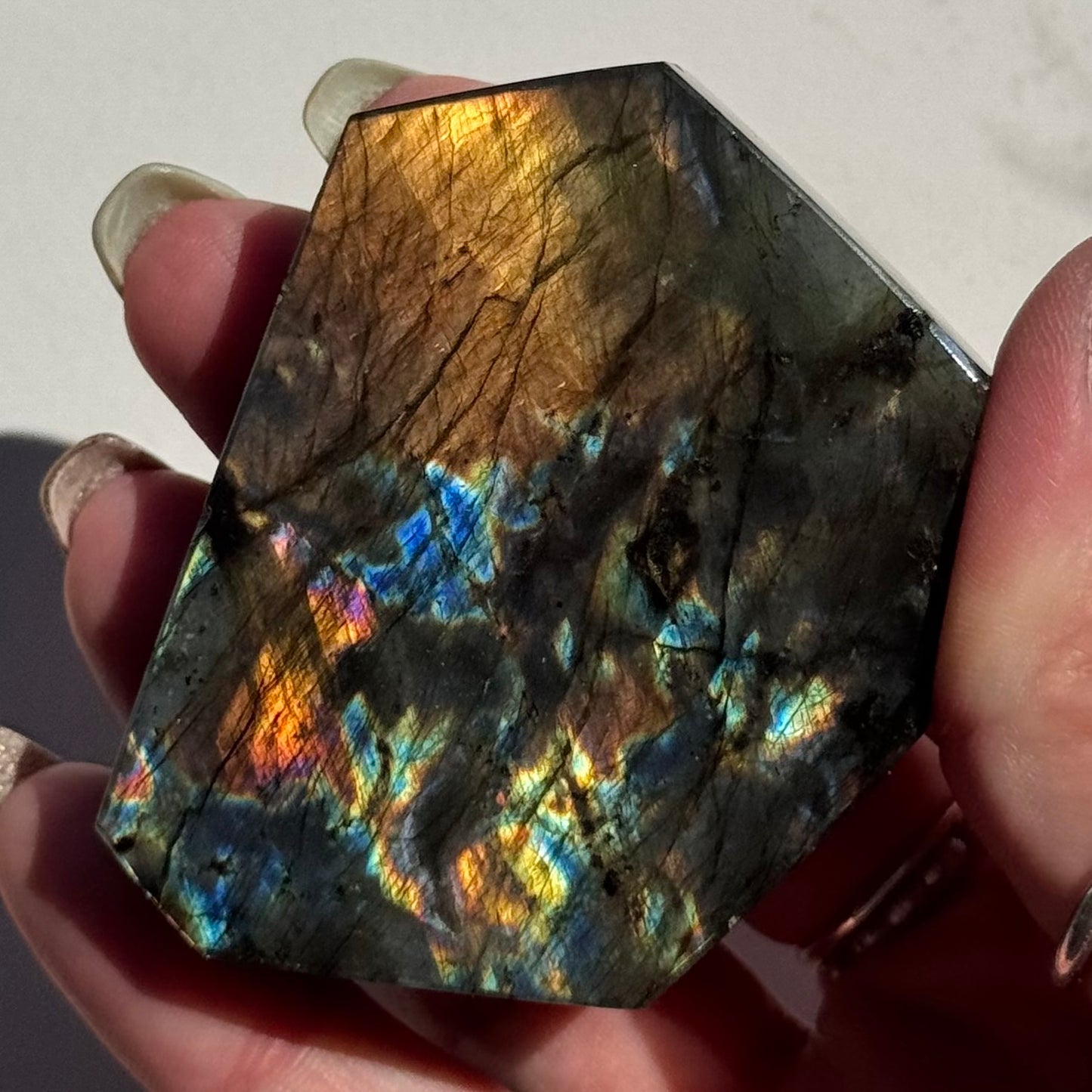 Flat Labradorite Freeform | Option A