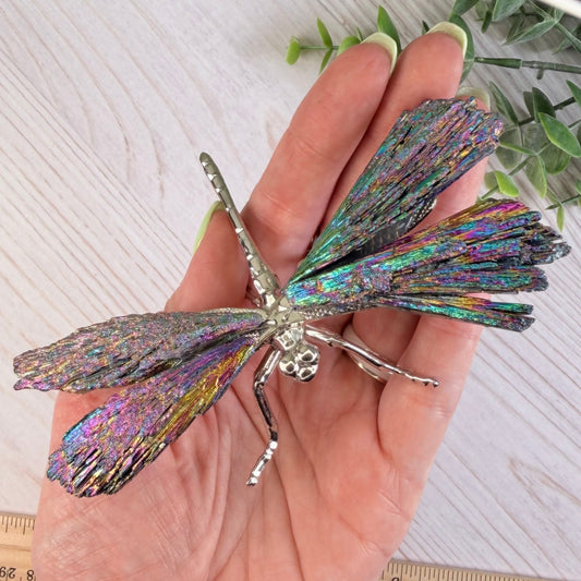 Gorgeous Aura Tourmaline Dragonfly