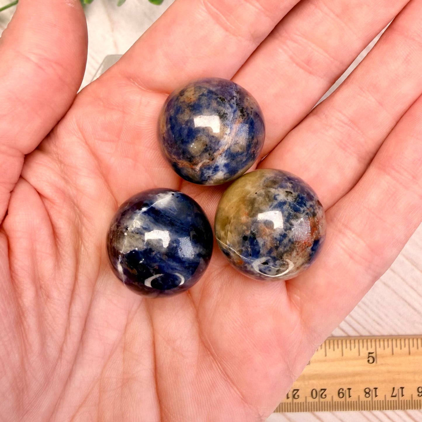 One (1) Sodalite Mini Sphere