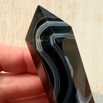 Onyx in Quartz Crystal Tower | Option B