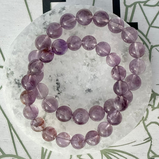 Amethyst Bracelets from Brazil (10mm Bead)
