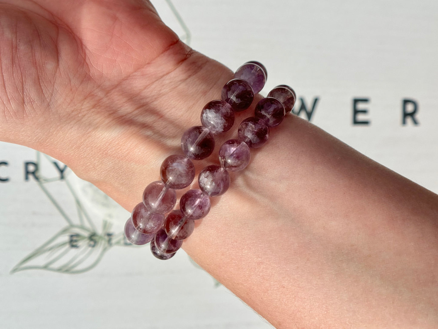 Amethyst Bracelets from Brazil (10mm Bead)