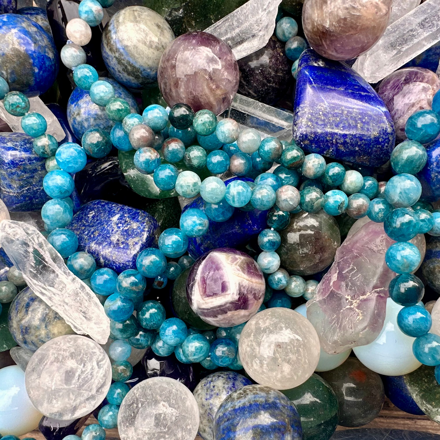 One (1) Cosmic Tide Crystal Confetti - 1/2 Cup Scoop