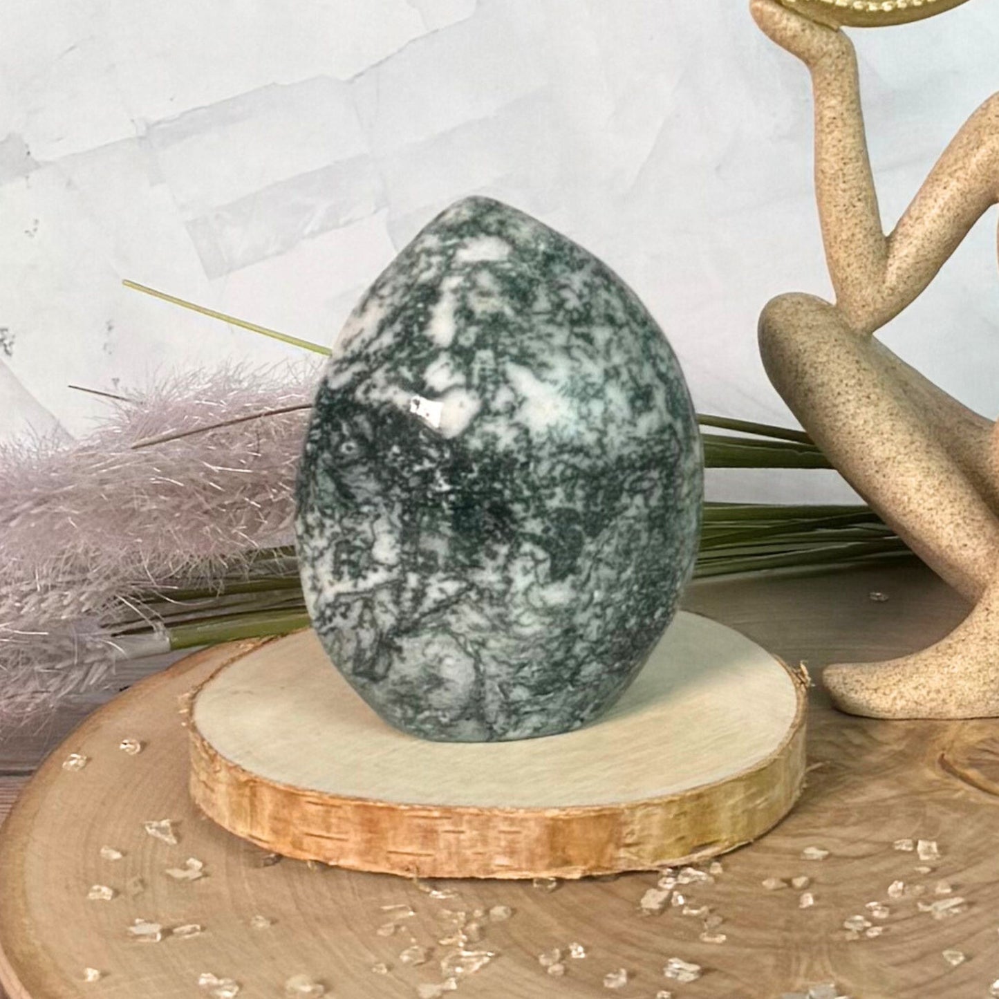 Moss Agate Flame
