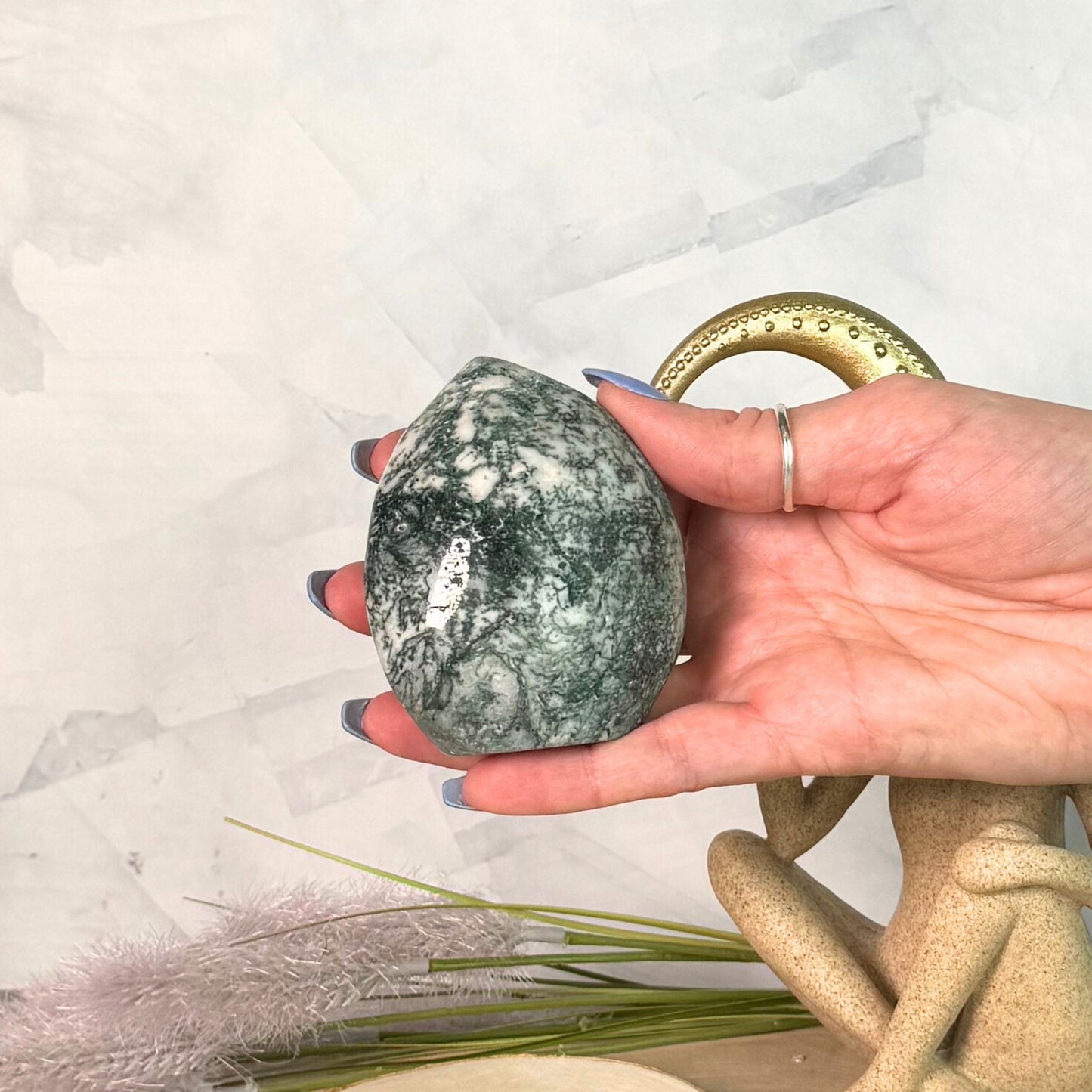 Moss Agate Flame