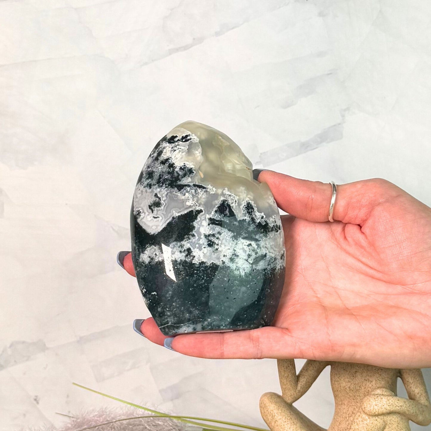 Moss Agate Flame