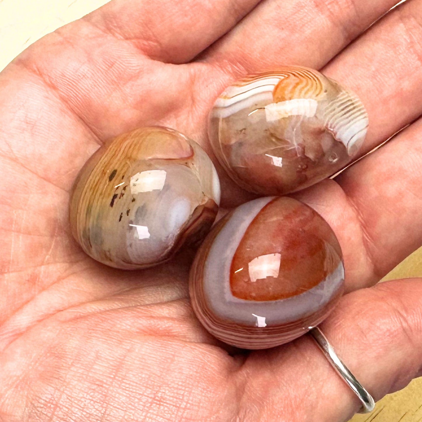 Carnelian Tumbles from Brazil